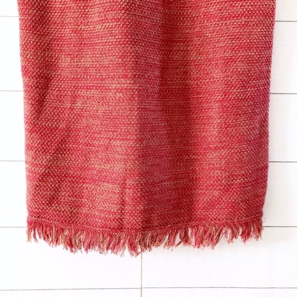 Anthropologie Holding Horses Red Knit Shift Dress - Picture 8 of 8